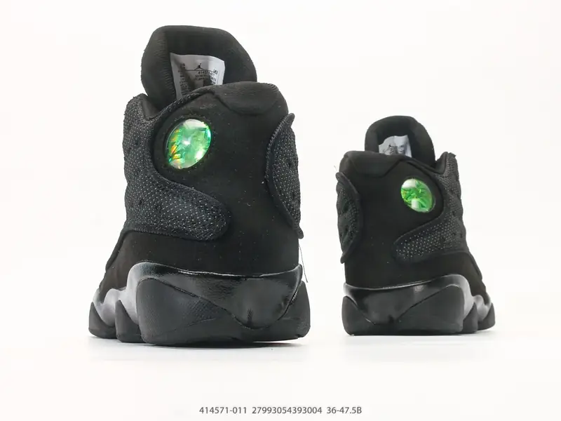 耐克 Nike Air Jordan 13 Retro "高帮 AJ13 乔丹13代 乔丹篮球鞋系列运动鞋 AirJordan 13以黑豹的风格制成，从猫咪般的反应和在球场上的掠夺性本能汲取 414571-011 #27993054393004